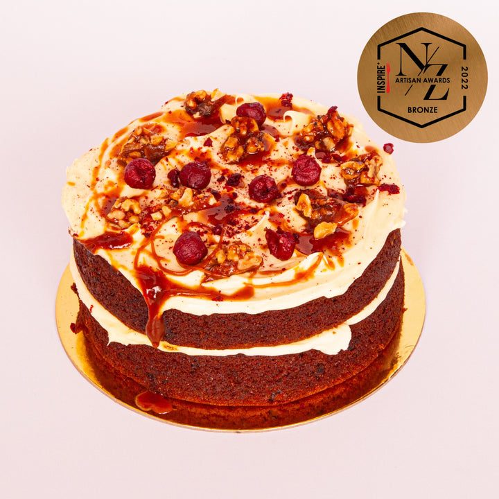 Carrot Cake & Spiced Caramel Sauce Cake