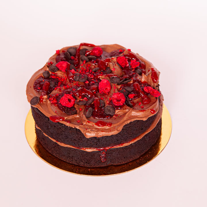 Chocolate Raspberry Cake (Vegan)
