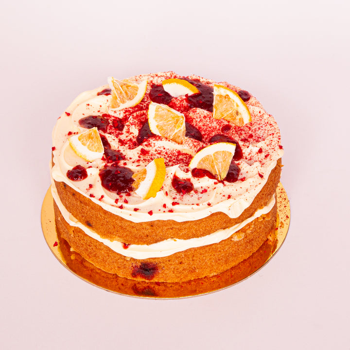 Lemon & Raspberry Cake (Vegan)