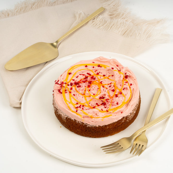 Same Day Lemon and Raspberry Cake