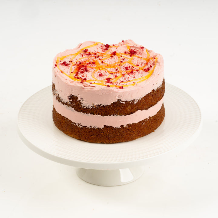 Same Day Lemon and Raspberry Cake