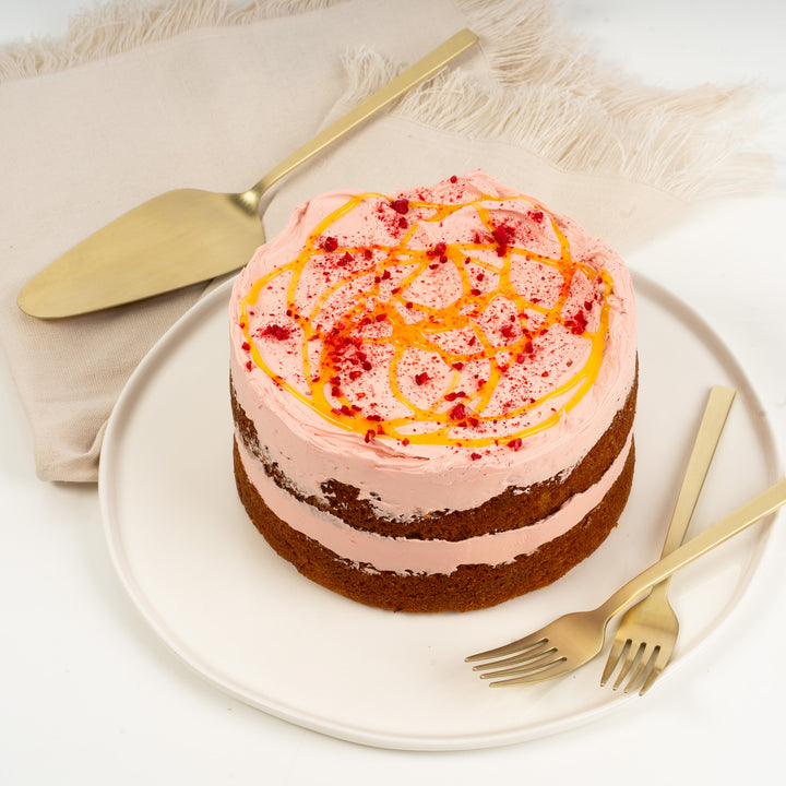 Same Day Lemon and Raspberry Cake