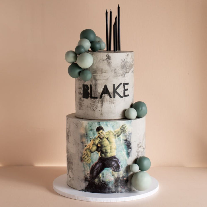 Themed Edible Image Bubble Cake